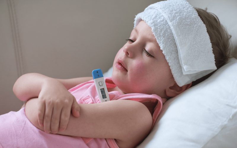 температура у девочки